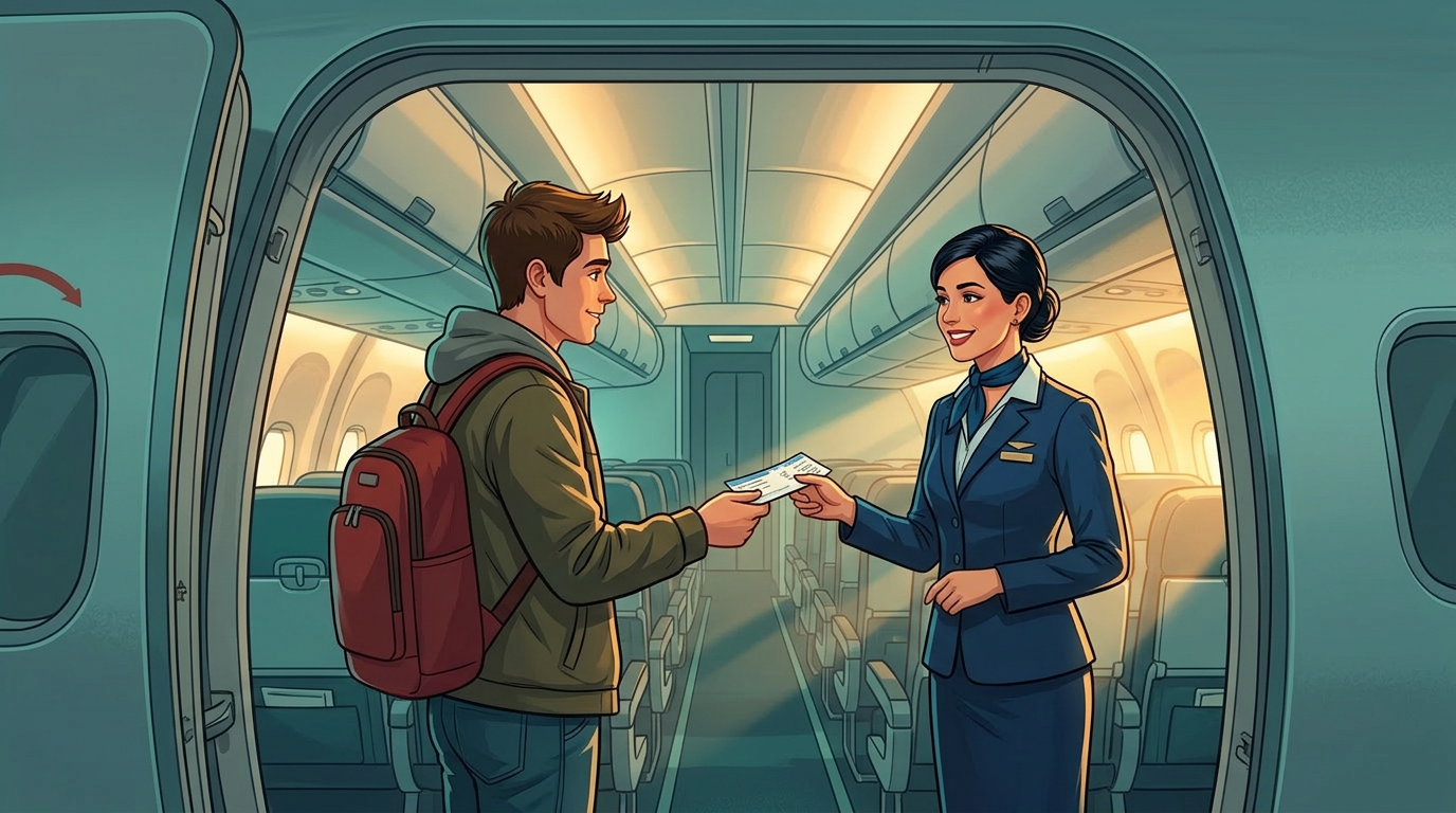 Boarding the Plane